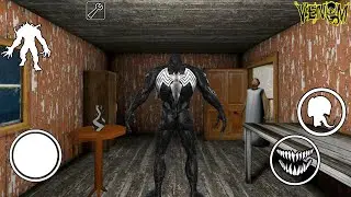 Playing As VENOM | Marvel SpiderMan | In Granny Chapter 1 On Hard Mode !!