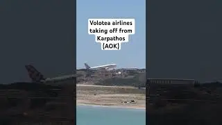 Beatiful A320-214 taking off from Karpathos AirPort! (AOK)