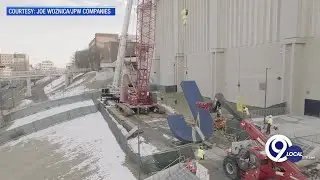 Drone Footage of JMA Dome Sign
