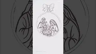 Jesus christ Christmas ❄️ #shorts #shortsfeed #drawing #shortvideo #youtubeshorts #trending #viral