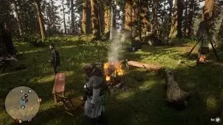 RDR2 deer bbq