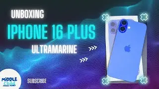 iPhone 16 Plus UNBOXING in SHIMMERING Ultramarine! 💙 First Look at Apple's Beauty!