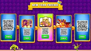 All NEW JANUARY FREE Gifts in Clash Royale 🎁 QR Codes , Redeem Codes and More!