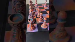 The ultimate handmade chess table  (for sale) #chess #chessgame #chessmaster #chessplayer