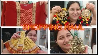 NAVRATARI SPECIAL SHOPPING HAUL FROM PIMPRI || NAVRATRI KI TAIYARI || JAY MATA DI ||
