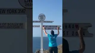 📍Penzance, Cornwall ➡️Lands end #travel #trending #ytshorts #cornwall #uk #landsend #couple