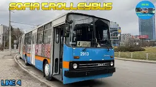 Sofia Trolleybuses 2023  |   Ikarus 280T #2913 on Line 4