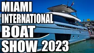 Miami International Boat Show 2023 - One Herald Plaza | Motor Yachts | Droneviewhd