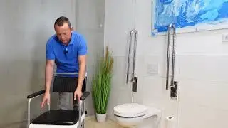 Fahrbarer Toilettenstuhl