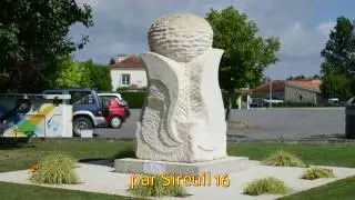 D&eacute;voilement &agrave; F Sireuil 16 de la sculpture de Gabriel SIMARD.
