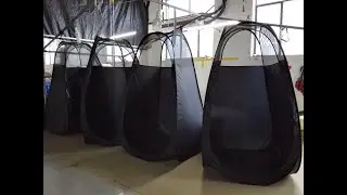 Portable Pop Up Waterproof Tanning Booth Black Spray Tan Tent.