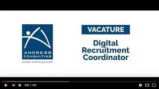 Vacature: Digital Recruitment Coordinator bij Andress Consulting