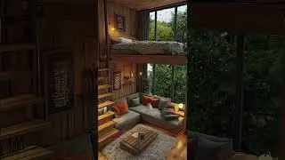 Cozy Wooden House on a Rainy Day with Your Cat 🏡🌧️🐱