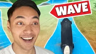 Exway WAVE VS Pump Track - Electric Skateboard Tricks