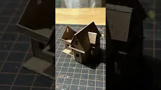 AJS RY N Scale Cardboard Scratch built Disney Pixar &ldquo;Up&rdquo; House