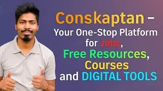 Conskaptan&ndash; Your One-Stop Platform for Jobs, Free Resources, Courses & Digital Tools