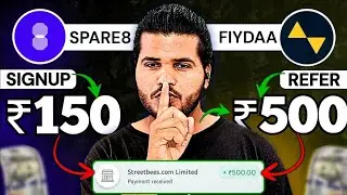 SPARE 8 & FIYDAA REFER AND EARN APP TODAY | NEW REFER AND EARN APP