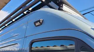EXTERIOR LIGHTS ON A SPRINTER VAN - RIGID INDUSTRIES SCENE LIGHTS