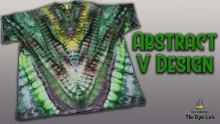 How To Tie Dye: An Abstract V Design