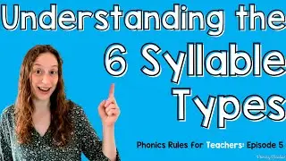 Six Syllable Types Explained: Phonics Rules for Teachers Episode 5