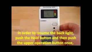 CORNET ED25 RF/ELF  EMF/EMR meter (for home use) video review