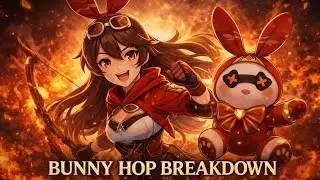 {Baron Bunny and Amber} Bunny Hop Breakdown | Genshin Impact