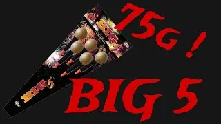 BIG 5 Pyro Austria 75g Kugelkopfraketen 