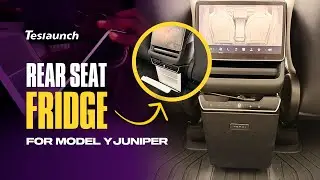 The Coolest Tesla Mod I&rsquo;ve Installed Yet 😎❄️ | Model Y Juniper Rear Seat Fridge!