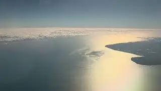 English channel - stunning view from Dreamliner