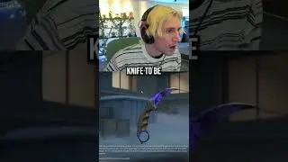 XQC UNBOXES THE FIRST CS2 KNIFE?!