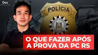 O que fazer ap&oacute;s a prova da PC RS? - com Prof. Juliano Yamakawa!