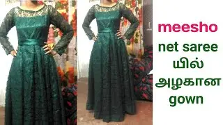 Net frock cutting and stitching for beginners