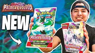 PALDEA EVOLVED TIME! Opening the Prerelease Build and Battle Kits