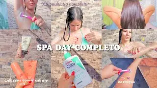 🎀🫧SPA DAY ROTINA DE BANHO| cabelo, depilação, cuidados com o corpo✨