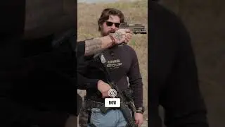 Теперь тренируйтесь с пистолетом.