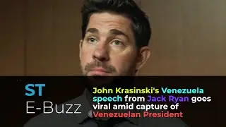 John Krasinski's Venezuela speech from Jack Ryan goes viral amid capture of Venezuelan President