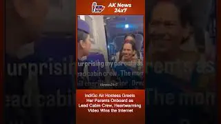 Viral Video: IndiGo Cabin Crew Surprises Parents Onboard, Calls It 