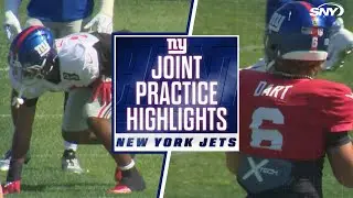 Giants Joint Practice Highlights | Jaxson Dart, Abdul Carter | 8/12/25