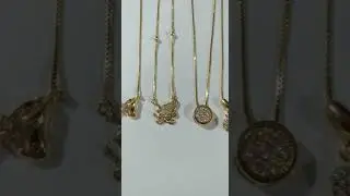 Gargantilhas Folheada &agrave; ouro 18k.