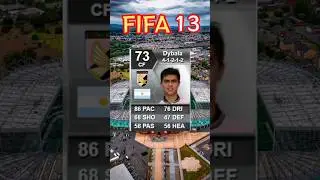 FIFA 13 v EA FC 24 DYBALA CARD #fifa #eafc24 #dybala #futbol #football #shortvideo #keşfet #fypシ