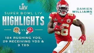Damien Williams Pops Off for 133 Total Yds & 2 TDs | Super Bowl LIV Highlights