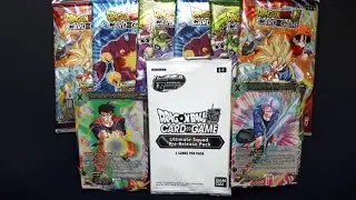 Dragon Ball Super card game Ultimate Squad pre-release kit opening!!