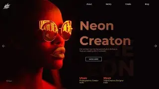 Black Theme Homepage || HTML CSS for Mini Projects with Source Code