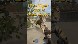 the tiger was a paid actor... (RUST) #shorts