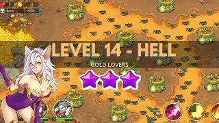 Kingdom War TD: Level 14 HELL / GAMEPLAY  / GUIDE / WALKTHROUGH / Legends Defense