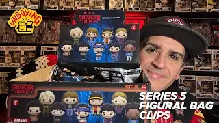 Stranger Things Series 5 Figural Bag Clips (Unboxing!)