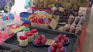 PASAR TAMU PEKAN LUNDU| MUSIM BUAH-BUAHAN DAN HASIL LAUT YANG TIDAK MENGECEWAKAN