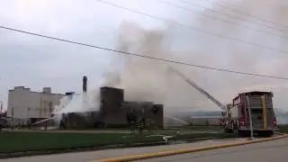 Fire at Glacier Transit & Storage Warehouse in Plymouth on May 4, 2013