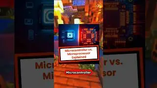 Microcontroller vs Microprocessor 🔍 What&rsquo;s the REAL Difference? #TechExplained #Shorts