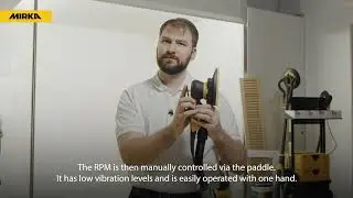 Mirka DEOS Delta- Triangular tool for corner sanding